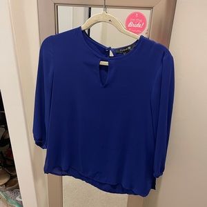 Forever 21 royal blue shirt